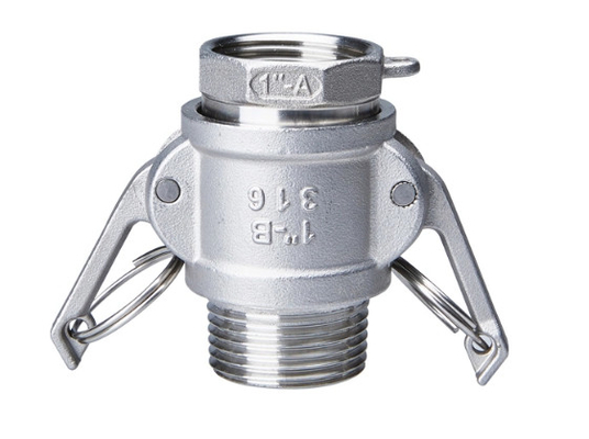 স্ব-লকিং স্টেইনলেস স্টীল ক্যামলক কাপলিং কাস্টিং ক্যাম এবং গ্রুভ রিডুসার