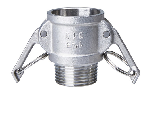 স্ব-লকিং স্টেইনলেস স্টীল ক্যামলক কাপলিং কাস্টিং ক্যাম এবং গ্রুভ রিডুসার