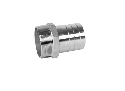 বিজোড় পুরুষ থ্রেডেড সকেট স্টেইনলেস স্টীল হাইড্রোলিক পায়ের পাতার মোজাবিশেষ সংযোগকারী স্তনবৃন্ত