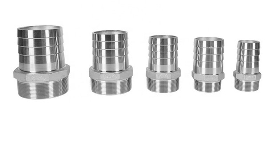 বিজোড় পুরুষ থ্রেডেড সকেট স্টেইনলেস স্টীল হাইড্রোলিক পায়ের পাতার মোজাবিশেষ সংযোগকারী স্তনবৃন্ত