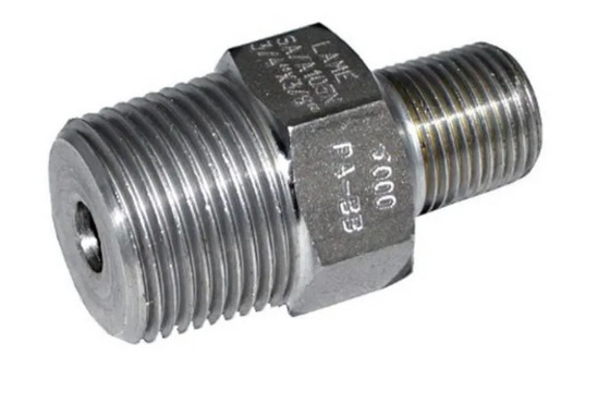 304 316L থ্রেডেড স্টেইনলেস স্টীল পাইপ ফিটিং পুরুষ হেক্স নিপল রিডুসার