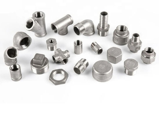 Ra 1.6 - Ra 12.5 স্টেইনলেস স্টীল পাইপ ফিটিং NPT / BSP থ্রেড রিডুসিং সকেট